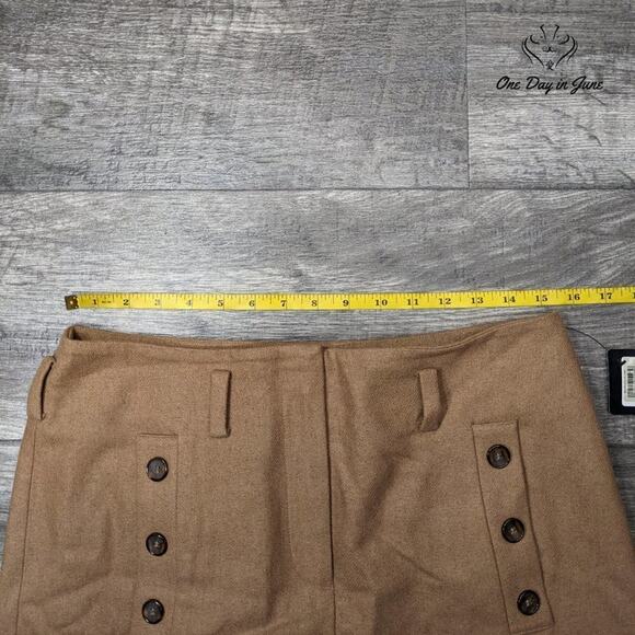 Halogen Wool Pocketed Mini Skirt Size 10 - Picture 3 of 5